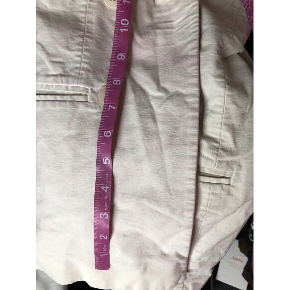 Rebecca Taylor Scallop Blazer Jacket Double-Breasted Front Vanilla Cream 6 - Picture 10 of 13